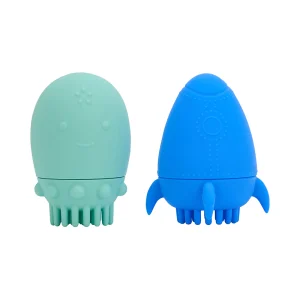 Annabel Trends Silicone Bath Set - Rocket & Squid