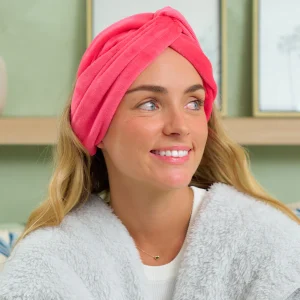 Annabel Trends Velvet Knot Headband Cosy Luxe - Pink Crush