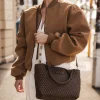 Baby Cruiser Woven Tote Bag - Chocolate