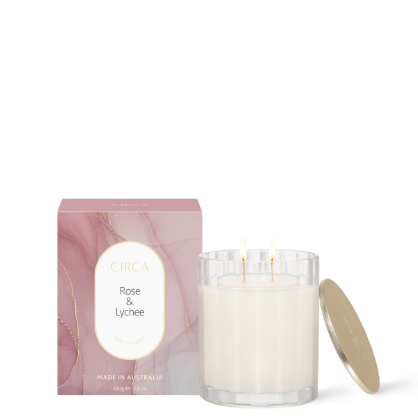 CIRCA Soy Candle 350g Rose & Lychee