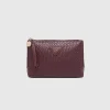 Carlo Makeup Bag - Burgundy