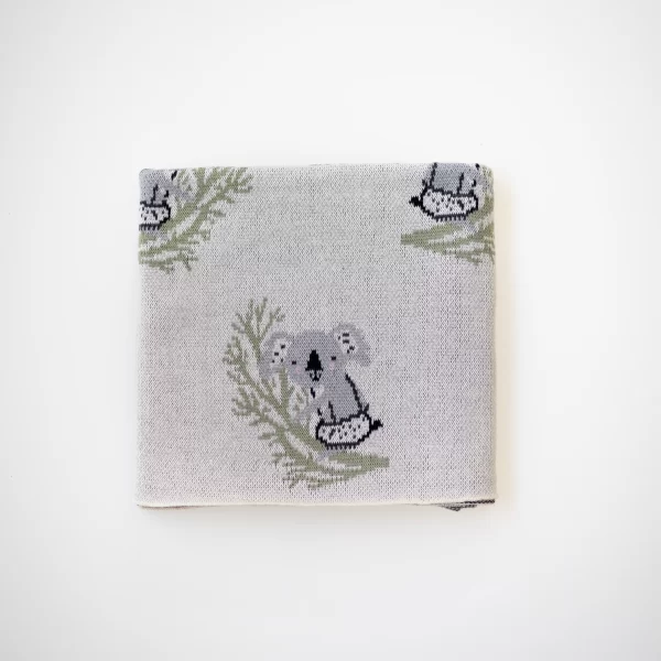 Clancy Koala Blanket Di Lusso Living