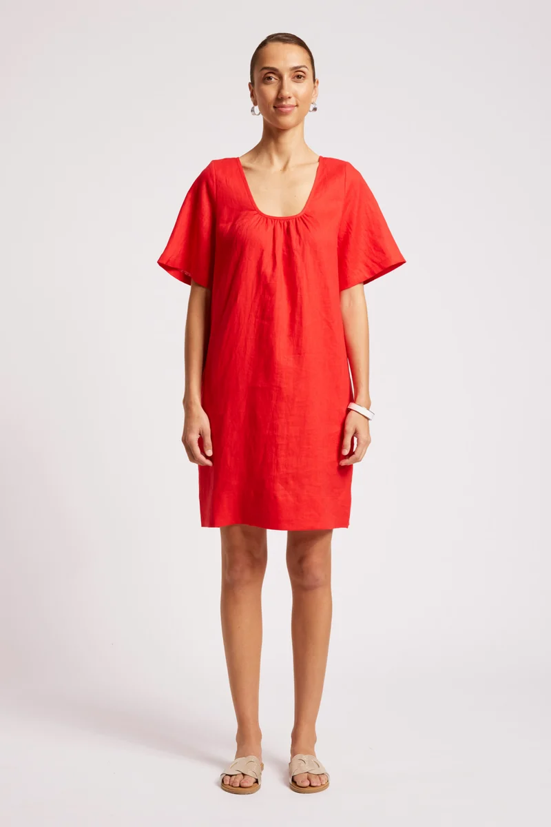 Eb & Ive Cove Dress - Aperol