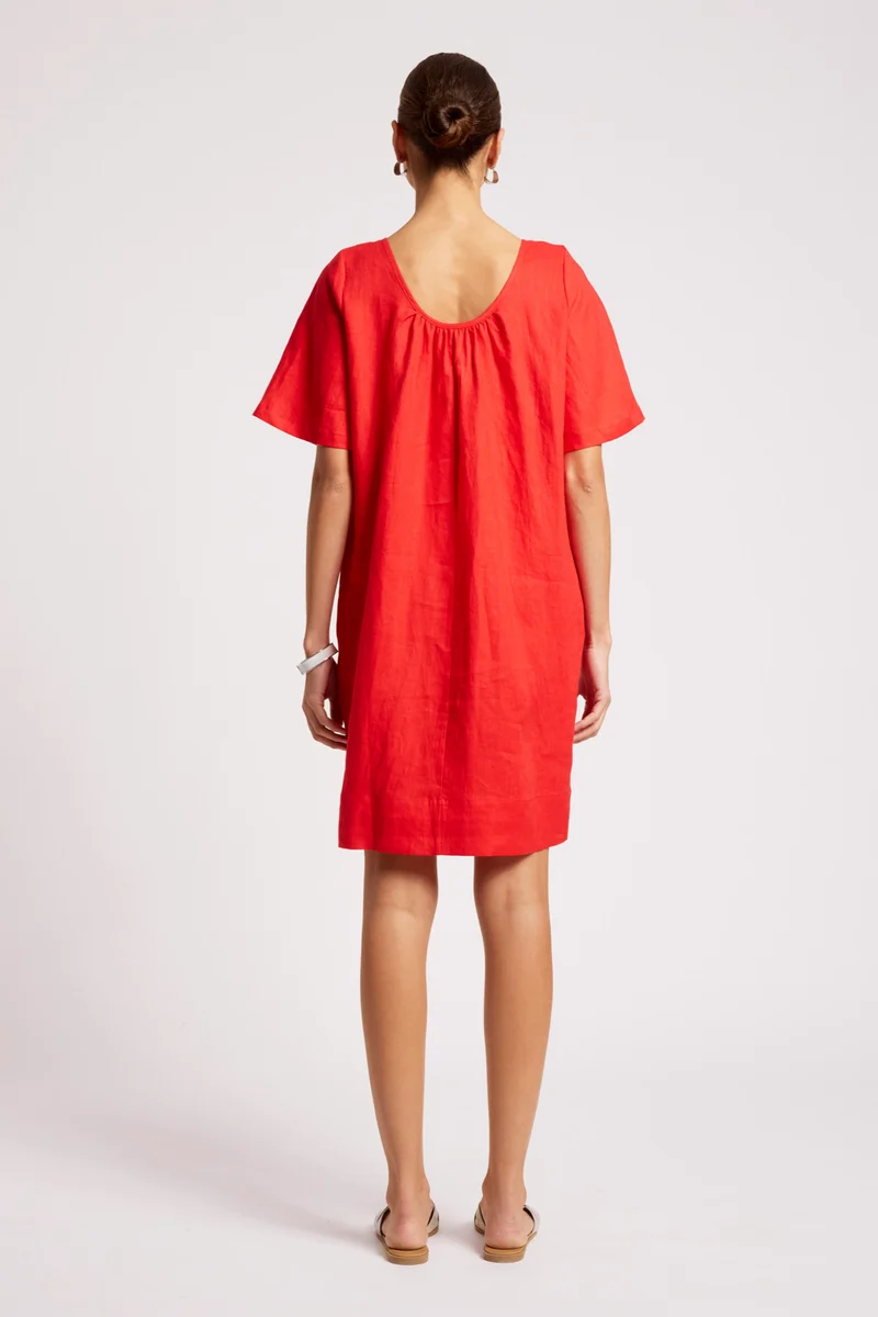 Eb & Ive Cove Dress - Aperol - Image 3