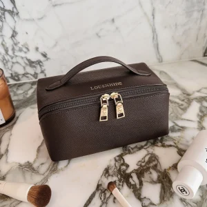 Ellis Makeup Bag - Chocolate