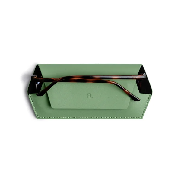 Fox and Leo glasses case - Sage
