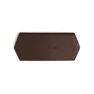 Fox & Leo glasses case chocolate