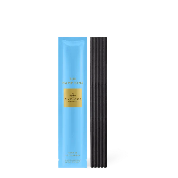 Glasshouse Scent Stem The Hamptons - Teak & Petitgrain