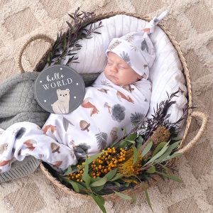 Hello World Newborn Gift Set - Forest Retreat