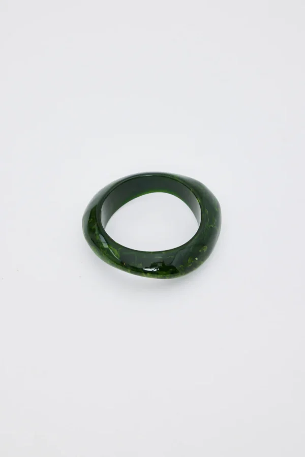 Holiday Life Suna Bangle - Olive Marble