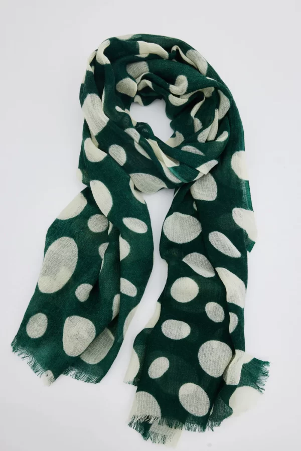 Holiday Life Tento Green Scarf