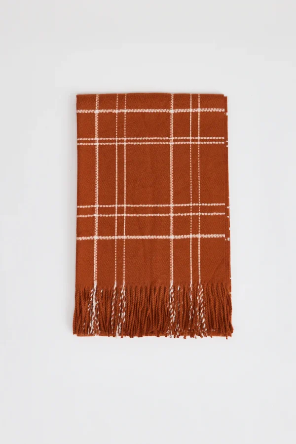 Holiday Trading Oxford Scarf - Pumpkin