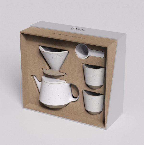 RG Coffee Set Ritual Speckled White
