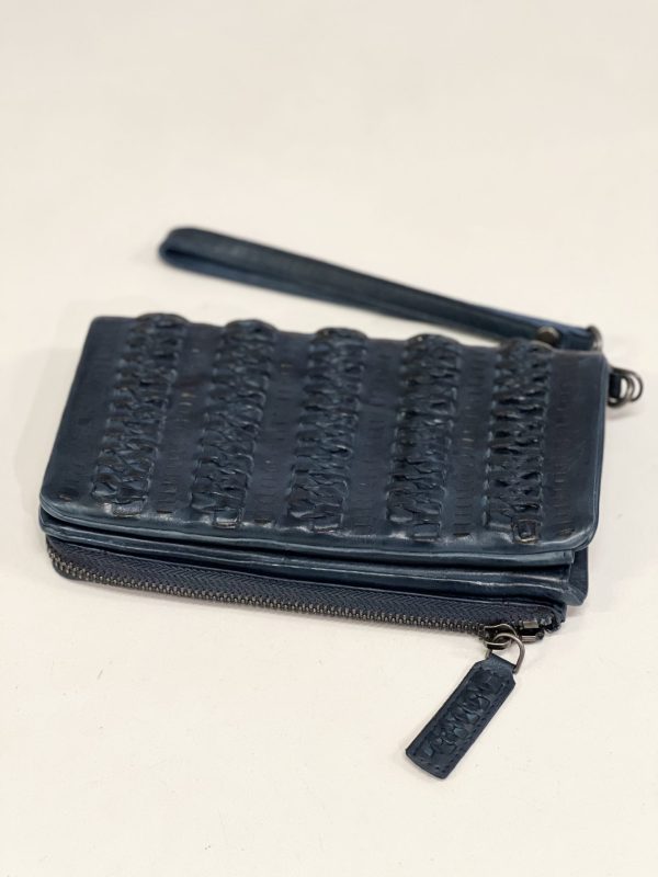 Piper Leather Wallet Navy
