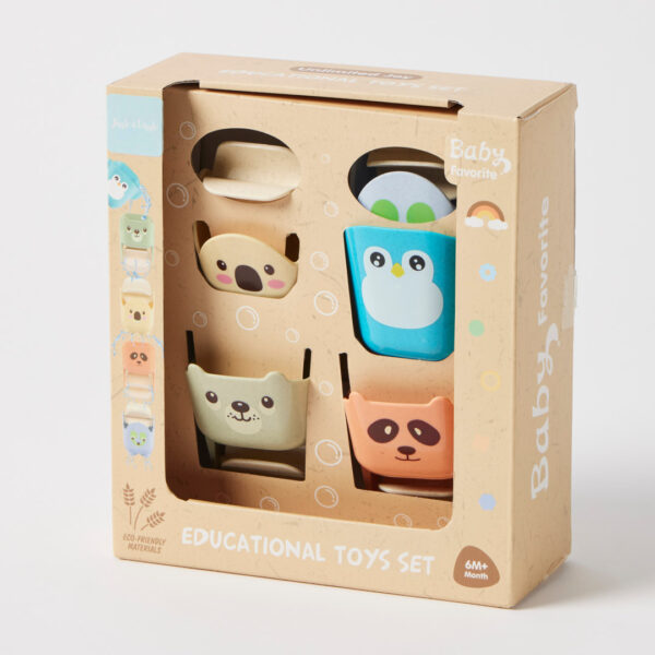 Jiggle & Giggle Eco-Friendly Splash & Spin Bath Animals