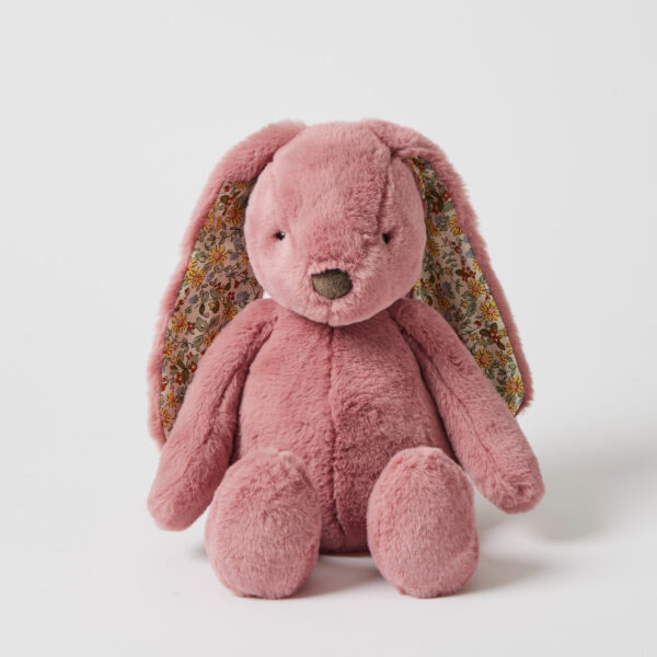 Jiggle & Giggle Floral Raspberry Bunny Medium