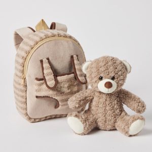 Jiggle & Giggle Plush Bear Buddy Backpack