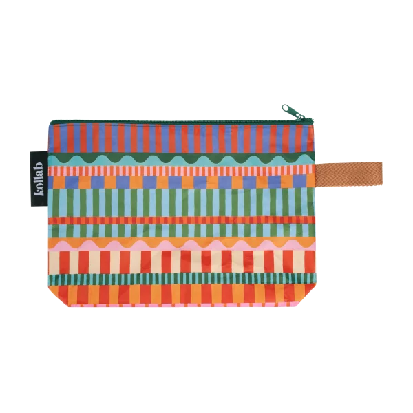 Kollab Clutch - Blocks and Stripe