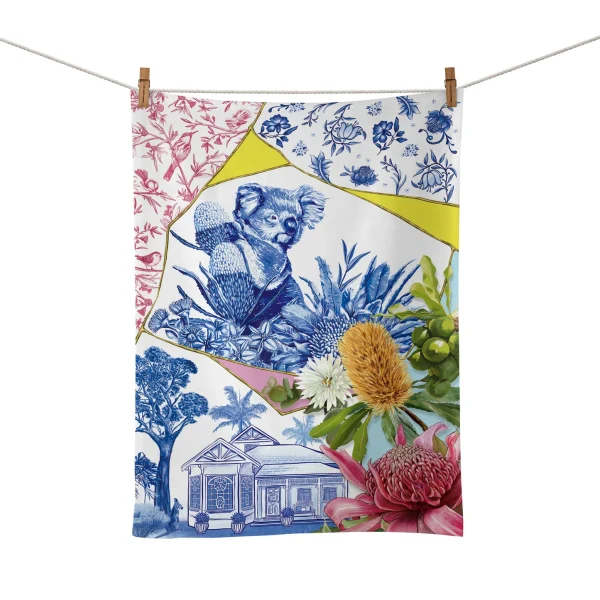 Lala land tea towel pieces of poetry
