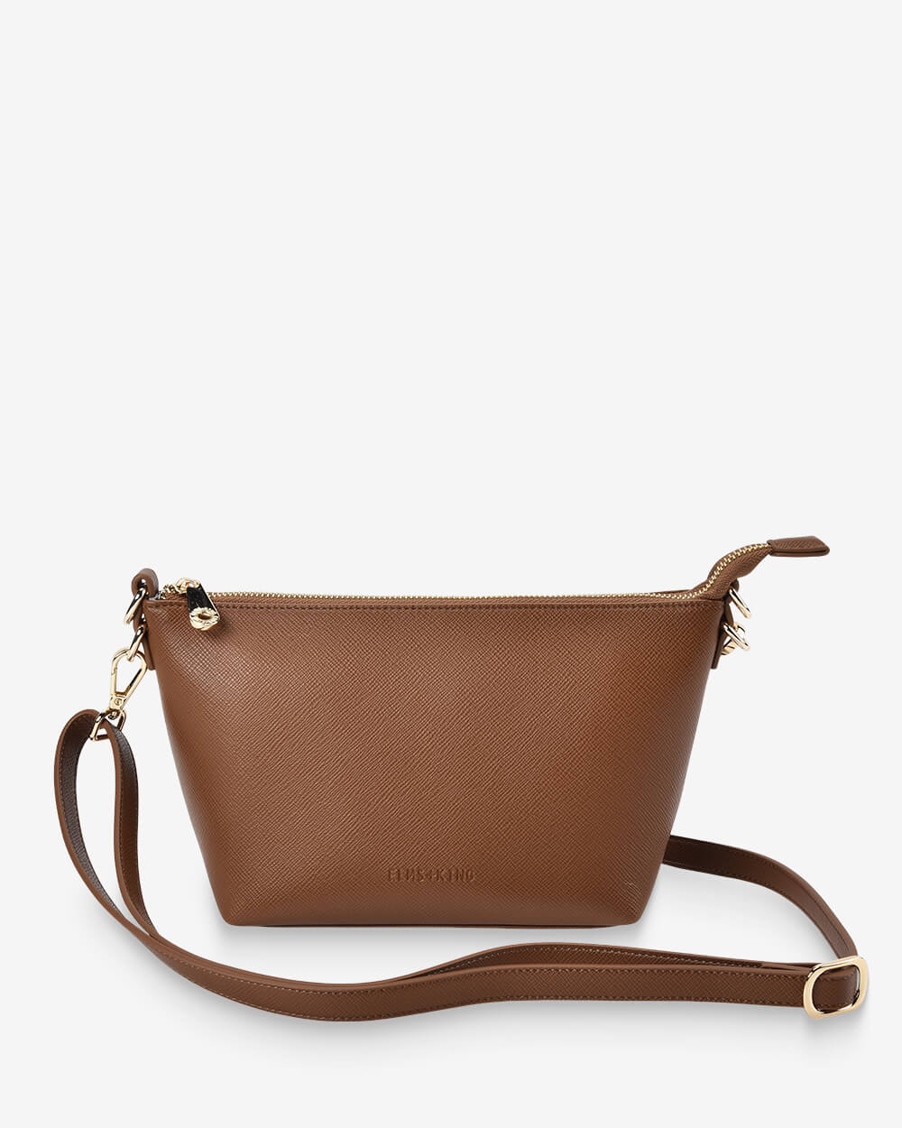 Elms & King Leyton Crossbody - Tan Saffiano - Image 3