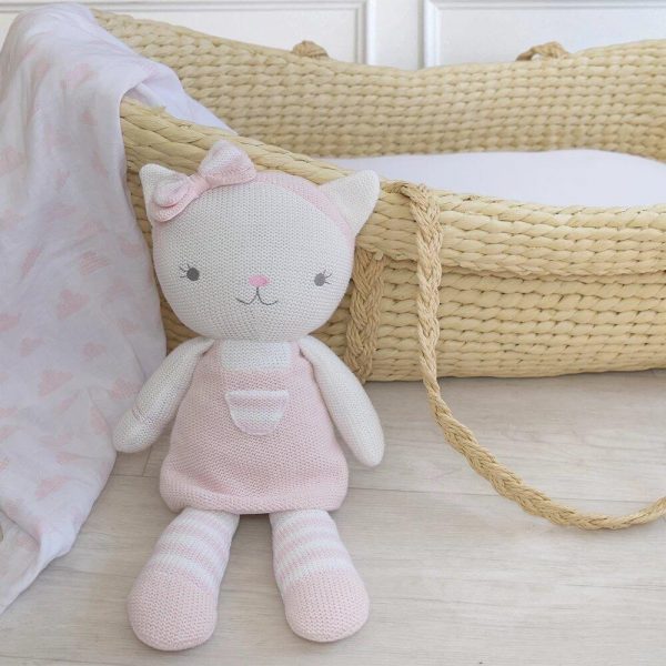 Living Textiles Daisy The Cat Soft Toy