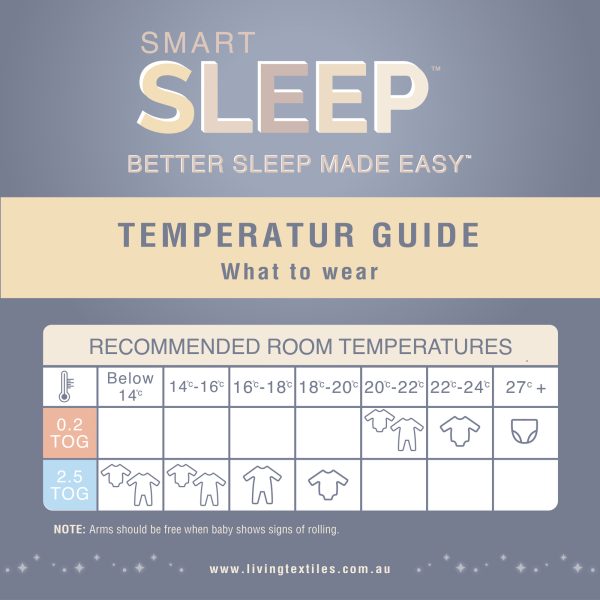 Living Textiles Smart Sleep Zip Up Swaddle Noah 1