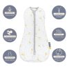 Living Textiles Smart Sleep Zip Up Swaddle Noah 1