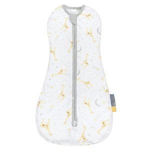 Living Textiles Smart Sleep Zip Up Swaddle Noah