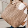Louenhide Cruiser Woven Tote Bag - Coffee