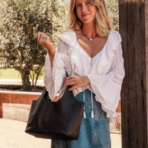 Louenhide Paisley Handbag - Black