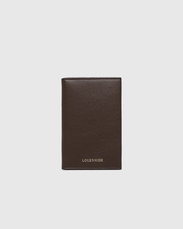 Louenhide Venice Passport Holder - Chocolate