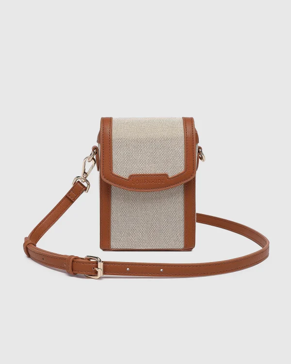 Louenhide Yoko Canvas Phone Bag - Tan