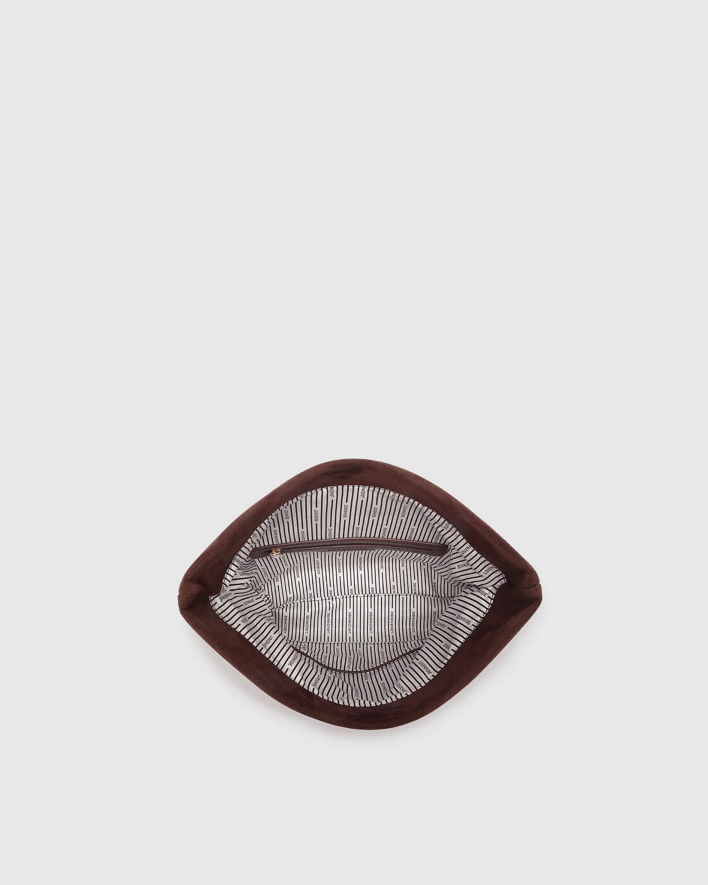 Luka Suedette Clutch - Chocolate