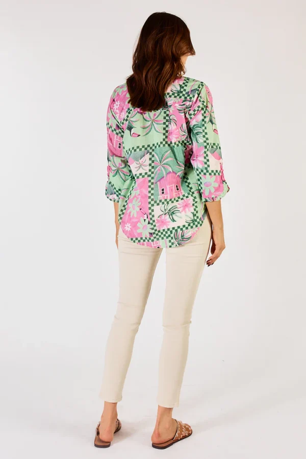 Lulalife Audrey Shirt -Sea