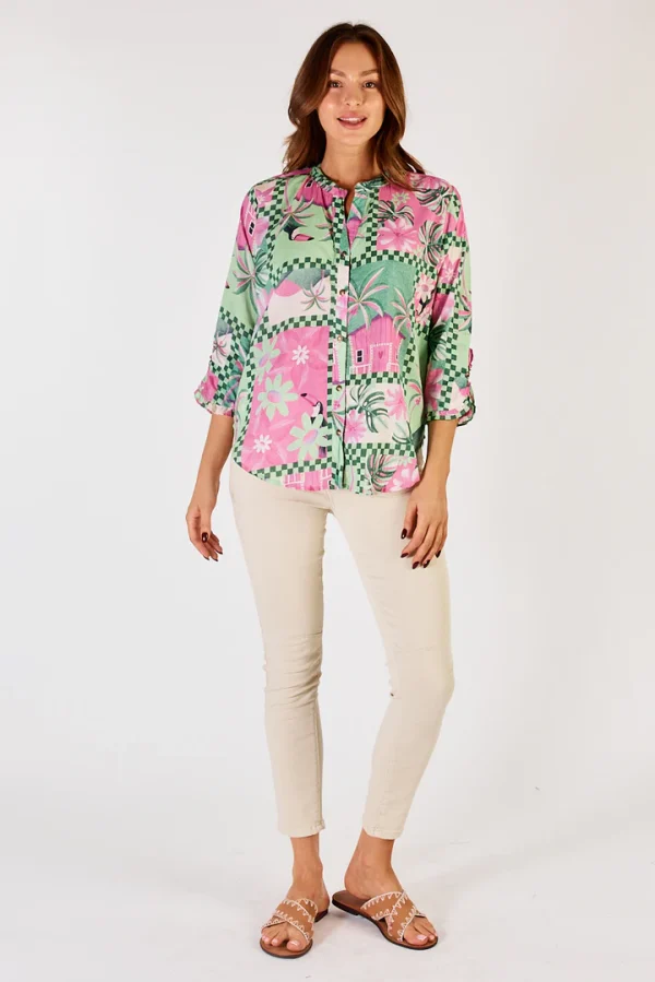 Lulalife Audrey Shirt Sea