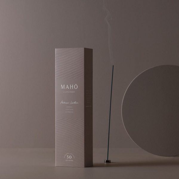 MAHO Autumn Leather sensory incense sticks
