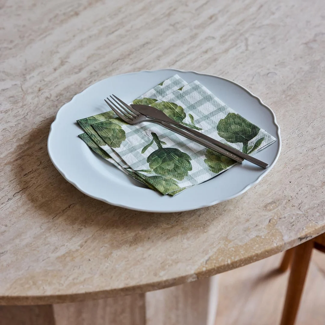 Artichoke Paper Napkins 20pk - Image 2