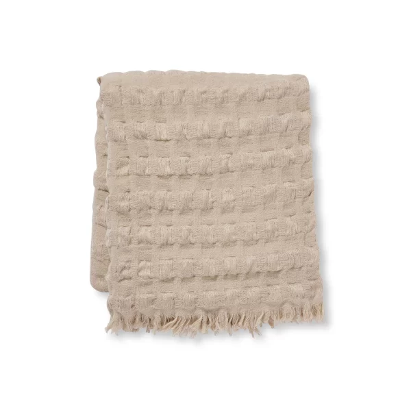 Madras Link blake waffle oatmeal throw