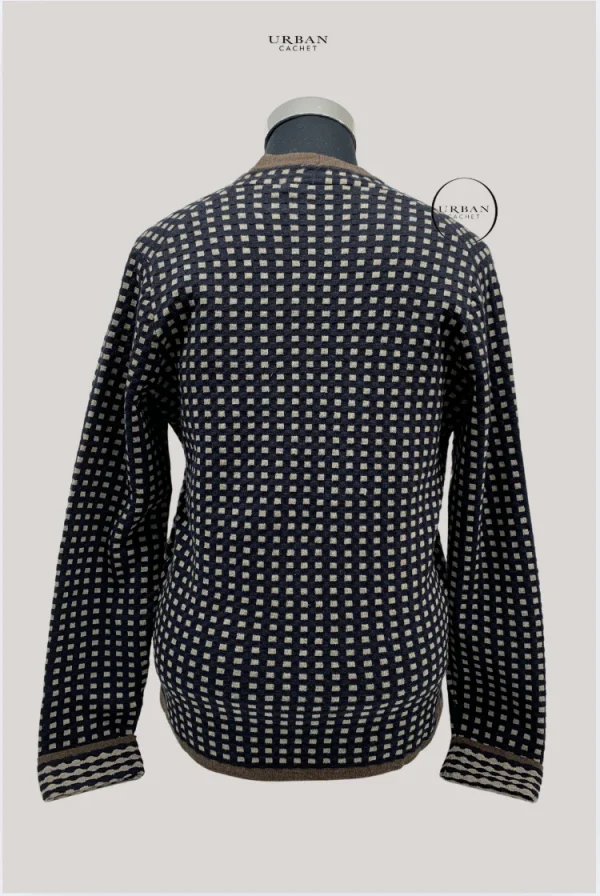 Mansted Pauline Boxes Cardigan - Black - Image 3