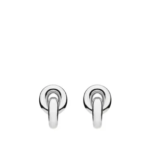 Najo Embrace Silver Stud Earrings