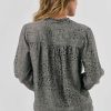 Naturals by O&J Button-through Top - Peppercorns - Image 2