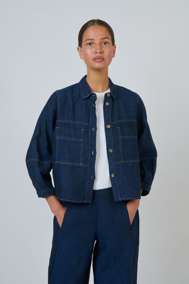 Naturals by O & J Eclipse Linen Jacket