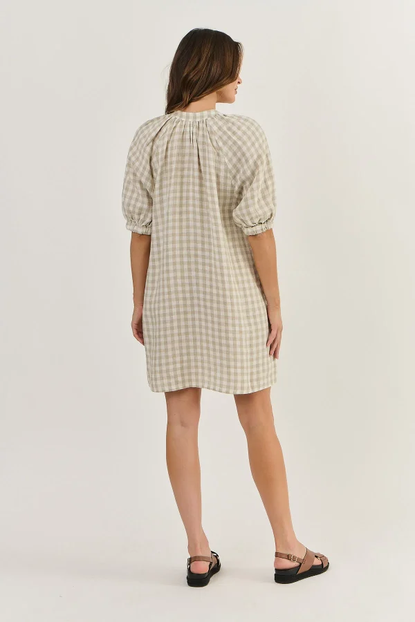 Naturals Linen Dress - Nougat