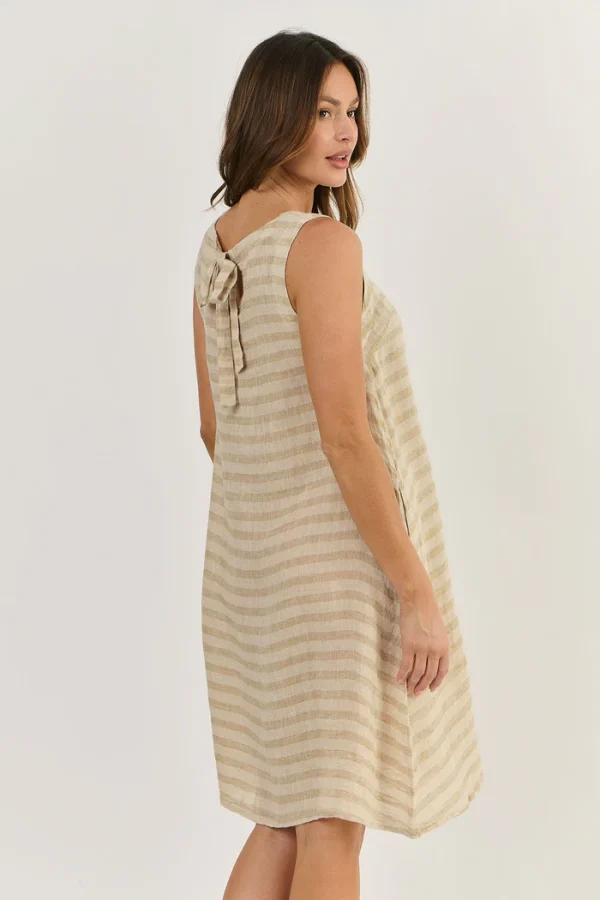 Naturals linen Dress - Wafer