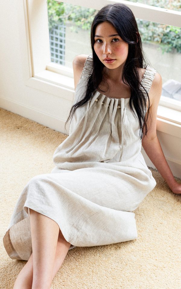 Neris Thru and Thru dress Sesame