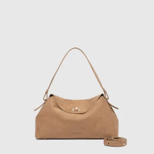 Nicole Suedette Handbag - Honey