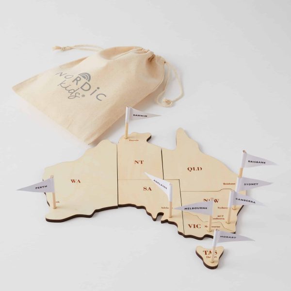 Nordic Kids Map Of Australia Puzzle