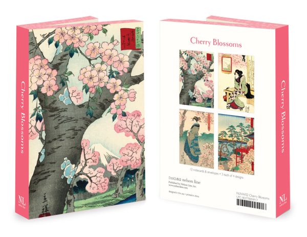 Notecards & Envelope Set - Cherry Blossom