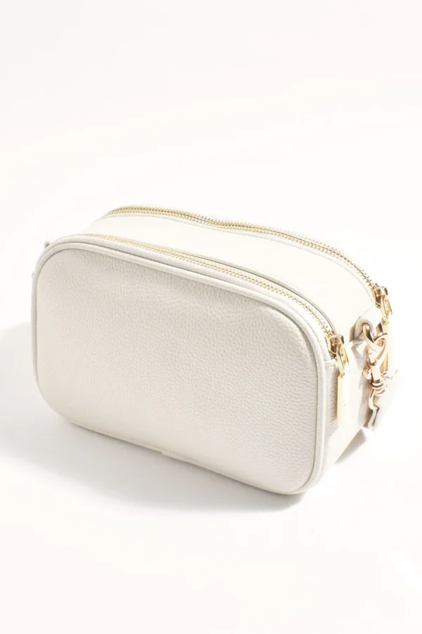 Percy Weave Crossbody Bag - Cream