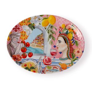 Platter Melamine - Italian Summer